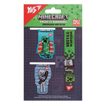 Закладки магнітні Yes Minecraft 3шт - купити, ціни на - фото 4