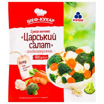 Rud Tsarskiy Salat Frozen Vegetable Mix 400g - buy, prices for MegaMarket - photo 1