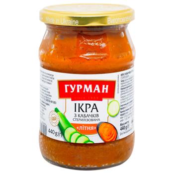 Икра Гурман Летняя кабачковая 470г - купить, цены на ЕКО Маркет - фото 1