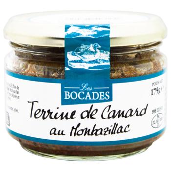 Террин Монбазилак Les Bocades з мясом утки и вином 175г - купить, цены на КОСМОС - фото 1