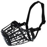 Trixie Plastic Black Muzzle for Dogs L 32cm
