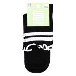 Носки Premier Socks подростковые высокие с рюшем р.22-24 черный с полосками