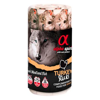 Ласощі для собак Alpha Spirit Sticks з індичкою палички 160г - купити, ціни на MasterZoo - фото 1