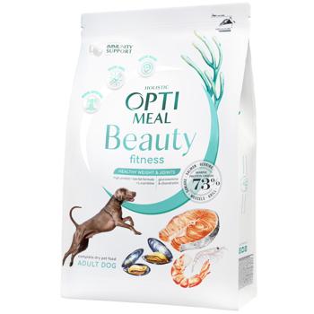 Корм сухой Optimeal Beauty Fitness с морепродуктами для стерилизованных кошек 4кг - купить, цены на MasterZoo - фото 1