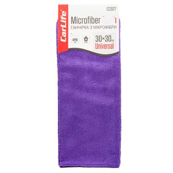 CarLife Universal Purple Microfiber Rag 30*30cm - buy, prices for MegaMarket - photo 1