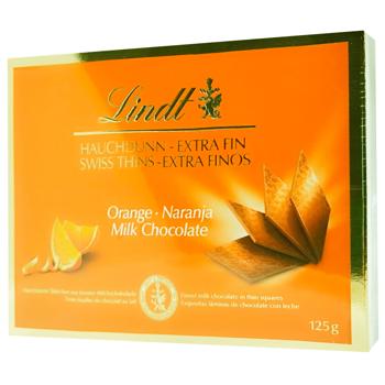 Lindt with orange filling milk chocolate 125g - buy, prices for Vostorg - photo 1