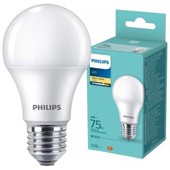 Philips LED Bulb 75W A60 E27 2700K WWFRND 1PF/6DISC - buy, prices for COSMOS - photo 1