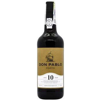 Вино Don Pablo Портвейн 10 лет красное сладкое 20% 0,75л