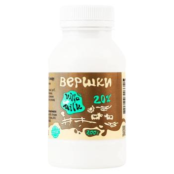 Вершки Villa Milk 20% 0,2л - купить, цены на Grono - фото 1