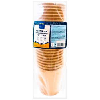 Metro Professional Round Craft Container 450ml 25pcs - buy, prices for METRO - photo 1