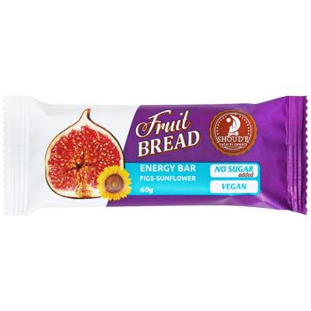Sladkiy Mir Fruit Bread Figs-Sunflower Energy Bar 60g - buy, prices for COSMOS - photo 1