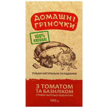 Грінки Домашні гріночки з томатом а базиліком 100г - купити, ціни на - фото 2