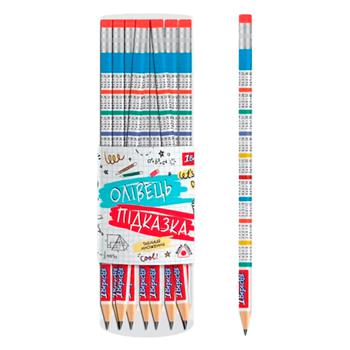 1Veresnia Multiplication Table Triangular Pencil with Eraser - buy, prices for METRO - photo 1