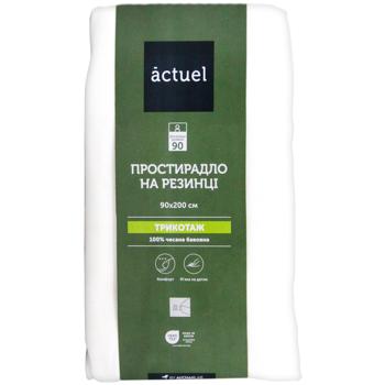 Sheet Actuel white 90x200cm Pakistan - buy, prices for Auchan - photo 1