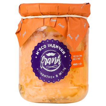 Frank Piquant Turkey Meat in Jelly 460g - buy, prices for NOVUS - photo 2