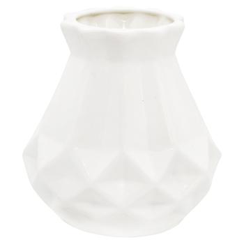 Nasha Keramika Origami-4 White Vase 30cm - buy, prices for MegaMarket - photo 1