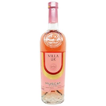 Villa Krim Muscat Riviera Rose Semisweet Wine 9-13% 0.75l - buy, prices for Torba - photo 2