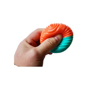 Pet Fun Ball Dog Toy 6cm Blue-Orange - buy, prices for MasterZoo - photo 3