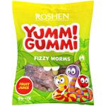 Цукерки Roshen Yummi Gummi Fizzy Worms 70г