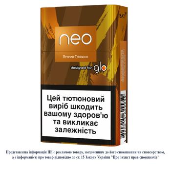 Стіки тютюновмісні Neo Demi Bronze Tobacco 20шт - купити, ціни на NOVUS - фото 1