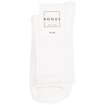 Bonus Men's Demi Socks 2543 s.27-29 White
