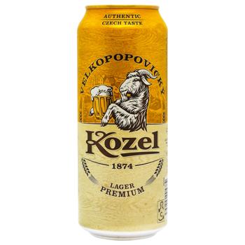 Пиво Kozel Premium Lager світле фільтроване 4,6% 0,5л