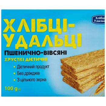 Khlibtsi-Udaltsi Wheat and Oat Crispbread 100g - buy, prices for NOVUS - photo 1