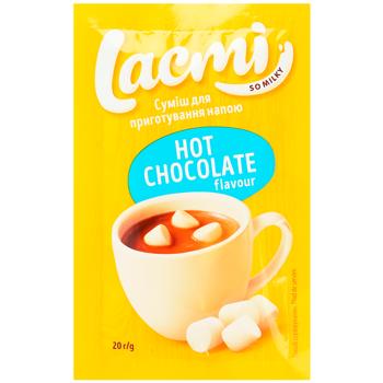 Напій Lacmi зі смаком гарячого шоколаду 20г - купити, ціни на NOVUS - фото 1