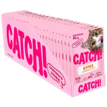 Catch! Wet Food with Chicken and Vegetables for Cats 24pcs x 85g - buy, prices for MasterZoo - photo 1