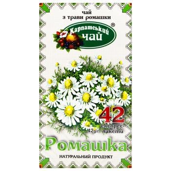 Karpatskyi Chay Chamomile Herbal Tea 1g*42pcs - buy, prices for - photo 3