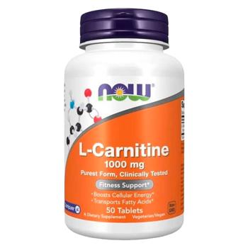 Now Foods L-Carnitine 1000mg 50 tablets - buy, prices for Biotus - photo 1