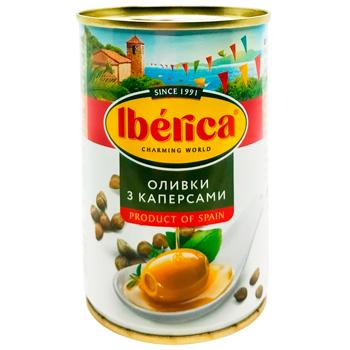 Iberica Olives with Capers 300g