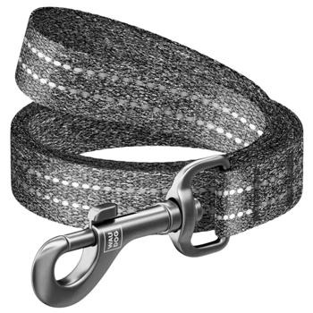 Повідець для собак COLLAR WAUDOG Світловідбиваючий L-XL - сірий - купить, цены на MasterZoo - фото 1