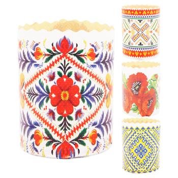 Форма Добрик для випікання паски 7x8см в асортименті - купити, ціни на МегаМаркет - фото 1