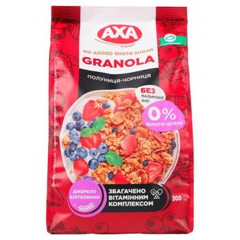 Axa Strawberry-Blueberry Granola 300g - buy, prices for - photo 1