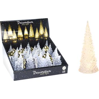 Фигурка Елка LED на батарейках 12см