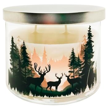 Paco Snowy Forest Candle in Glass 100x80mm