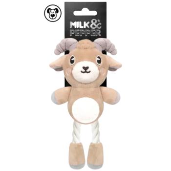 Игрушка для собак Milk & Pepper Nora Коза с пищалкой 17см - купить, цены на - фото 2