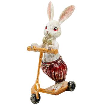 Bona Di Bunny Boy on Scooter Statuette 15x9x25cm - buy, prices for WINETIME - photo 1