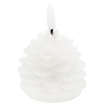 Свеча LED Koopman Шишка 1xCR2032 6,5x6,5x7см - купить, цены на NOVUS - фото 1