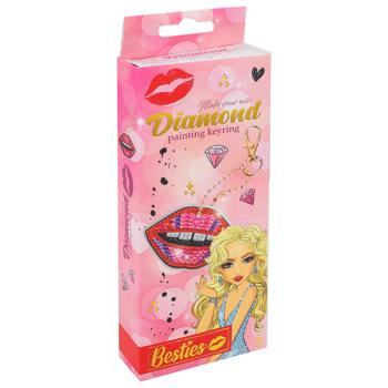 Брелок Besties с бриллиантовой росписью поцелуй - купить, цены на Таврия В - фото 2
