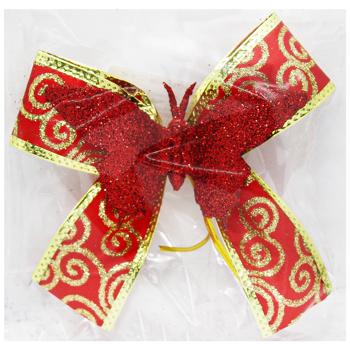 Украшение Бант с бабочкой 10см в ассортименте - купить, цены на - фото 3
