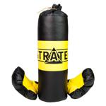 Набор боксерский Strateg New 2071 маленький желто-черный