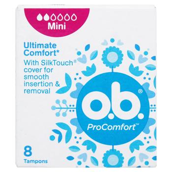 Тампоны O.B.® Pro Comfort мини 8шт - купить, цены на КОСМОС - фото 3