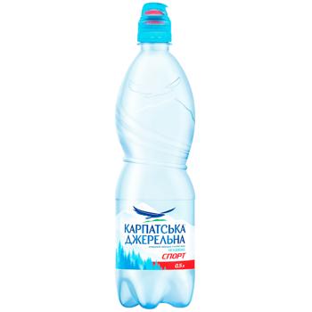 Вода негазированная Карпатская Джерельная минеральная спорт 0,5л - купить, цены на Grono - фото 2