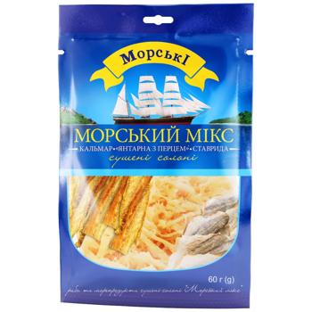 Morskie Dried-Salty Sea Mix 60g - buy, prices for - photo 1