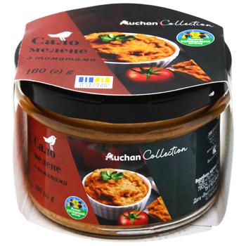 Сало Auchan мелене з томатами 160г