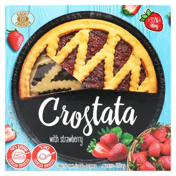Пирог Бисквит-Шоколад Crostata Клубника 370г - купить, цены на - фото 2