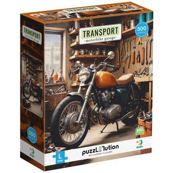 DoDo Motorcycle Garage Transport Medium-L Puzzle 500 Pieces