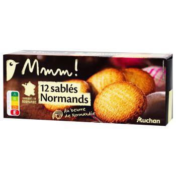 Auchan Mmm! Norman Sand Cookies 175g - buy, prices for - photo 1